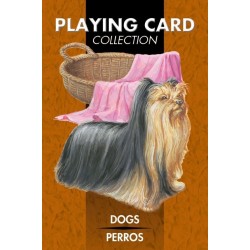 Jeu de 54 cartes motifs chiens collection