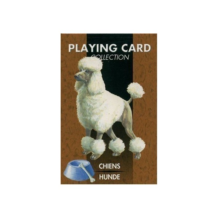 Jeu de 54 cartes motifs chiens collection