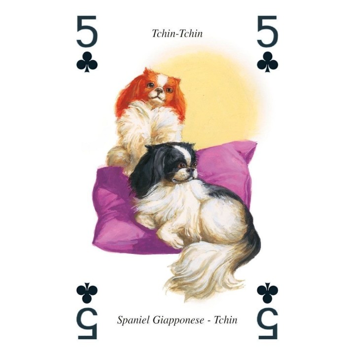 Jeu de 54 cartes motifs chiens collection