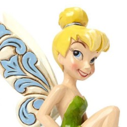 Figurine disney tradition fée clochette sur bobine - tinker bell