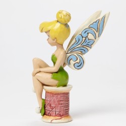 Figurine disney tradition fée clochette sur bobine - tinker bell