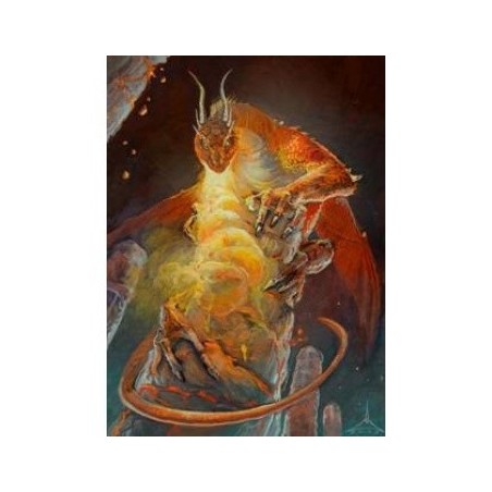 Protège-cartes illustré Wizard's Choice Picture standard - Dragon of the Lava Mountains