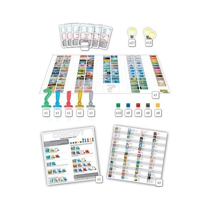 Jeux de société - Concept
