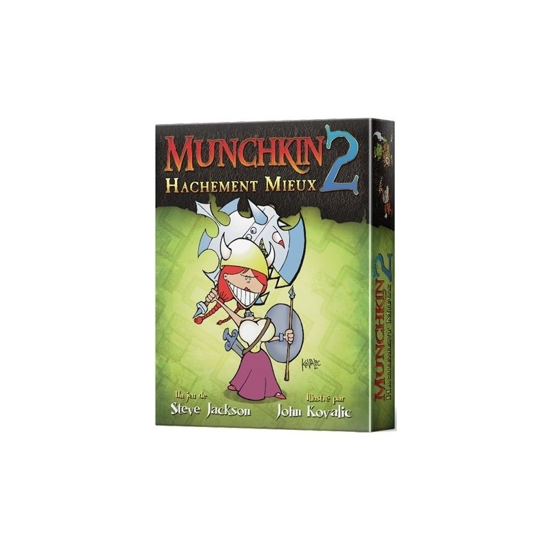 Jeux de société - Munchkin 2 : Hachement Mieux