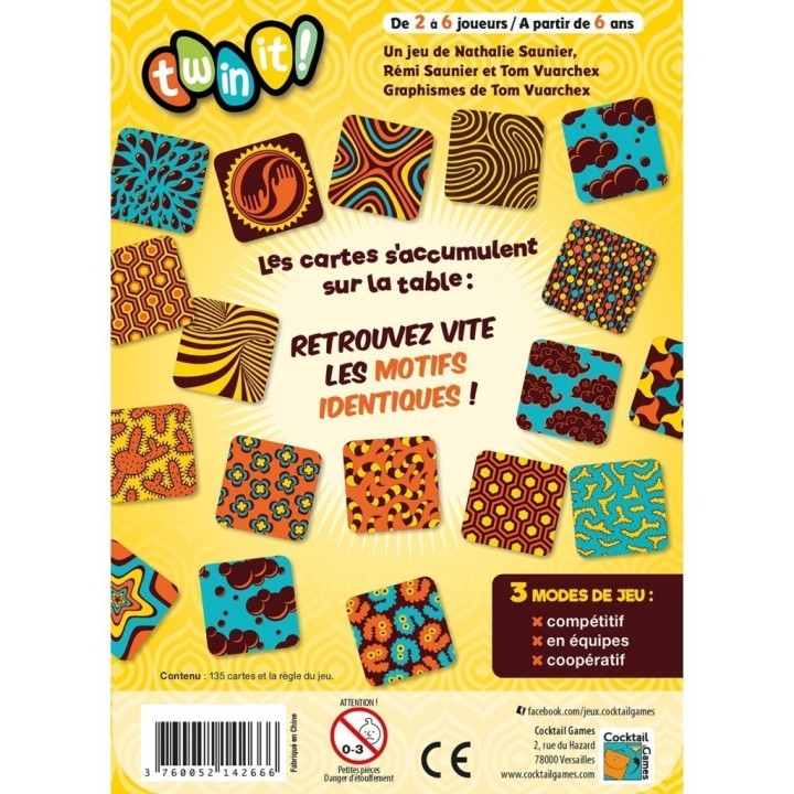Jeux de société - Twin It !