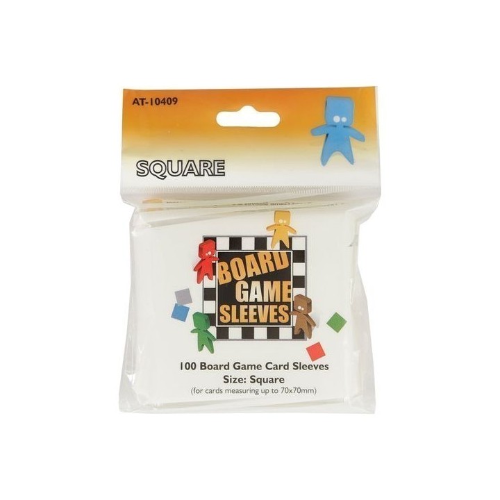 Board Game Sleeves 100 pochettes Square 70 x 70 mm