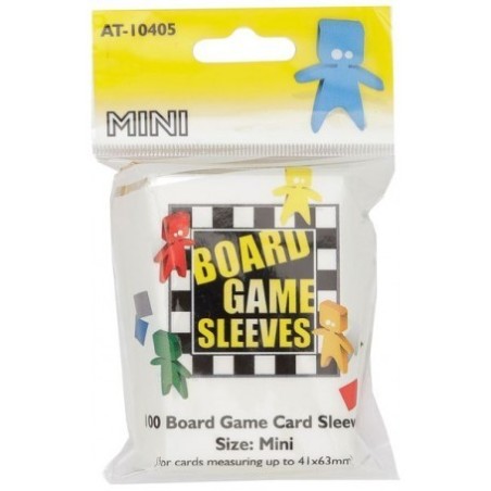 Board Game Sleeves 100 pochettes Mini 41 x 63 mm