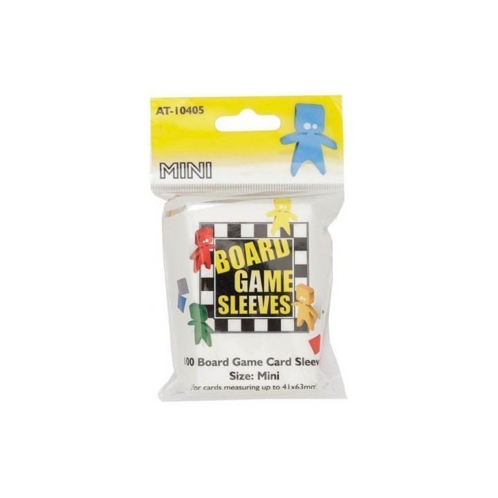 Board Game Sleeves 100 pochettes Mini 41 x 63 mm