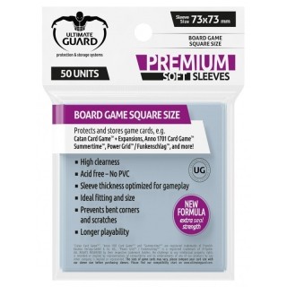 Protège-cartes Ultimate Guard transparente Premium Square