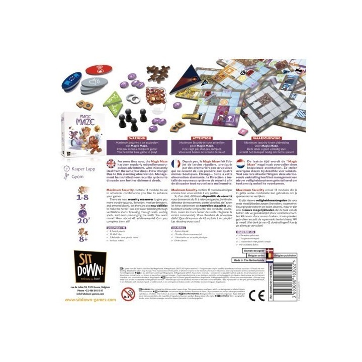 Jeux de société - Magic Maze : Maximum Sécurity