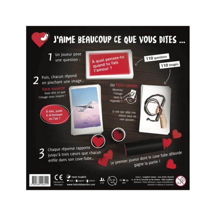 Jeux de société - J'aime Beaucoup ce que Vous Dites