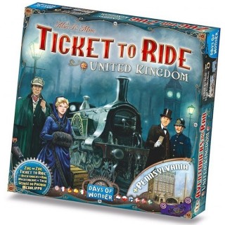 Jeux de société - Les Aventuriers du Rail Ext. Royaume Uni - Pennsylvania
