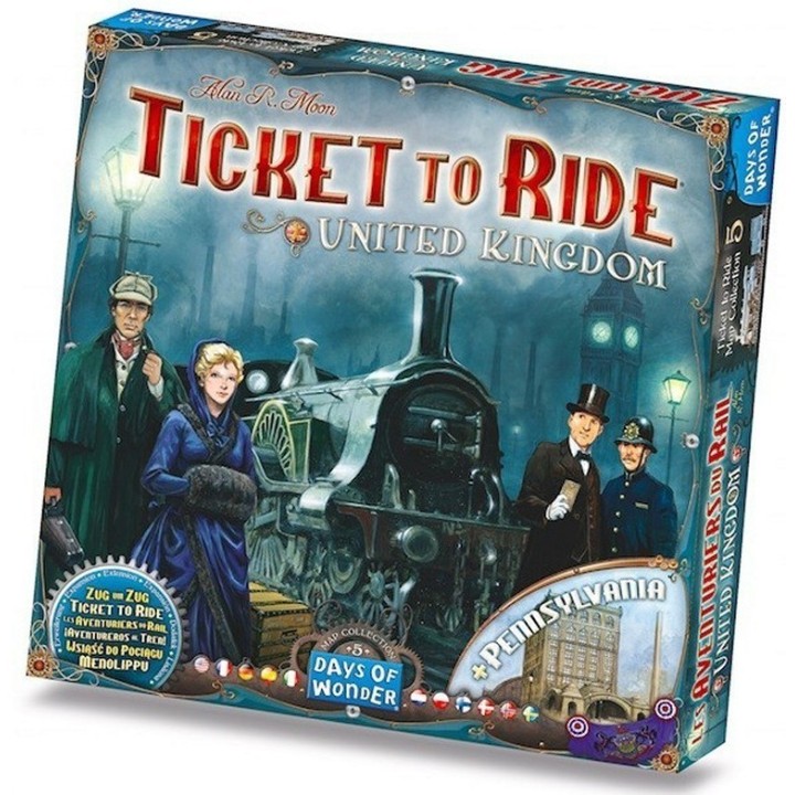 Jeux de société - Les Aventuriers du Rail Ext. Royaume Uni - Pennsylvania