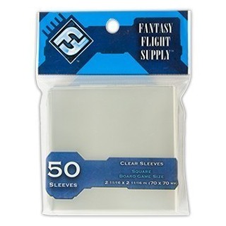 Board Game Sleeves 50 pochettes Square 70 x 70 mm