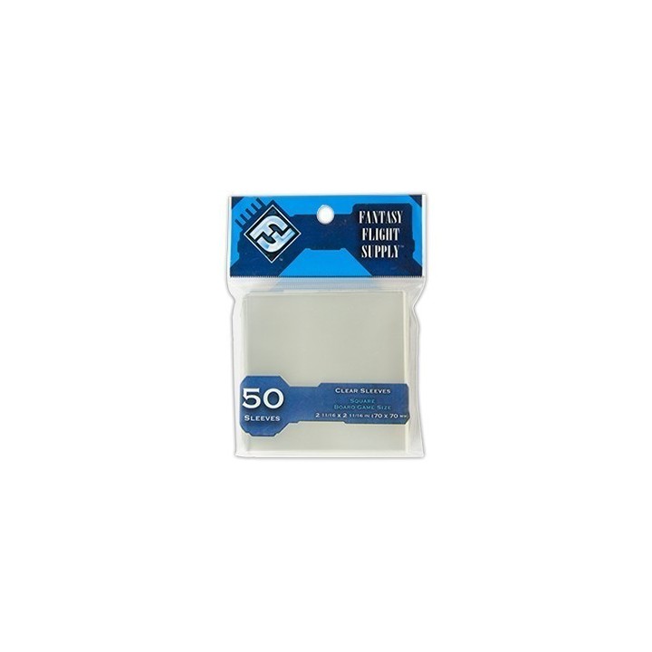 Board Game Sleeves 50 pochettes Square 70 x 70 mm