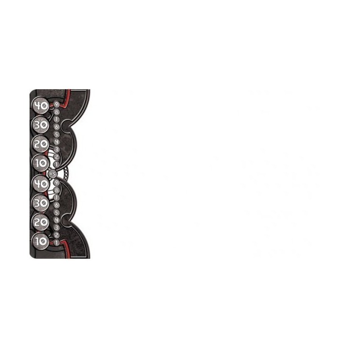 Tapis de jeu illustré Sketch Game Mat with Life Counter