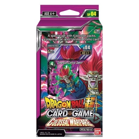 Pack Spécial Dragon Ball Super Card Game SP04 - Colossal Warfare