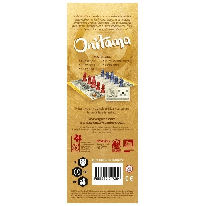 Jeux de société - Onitama