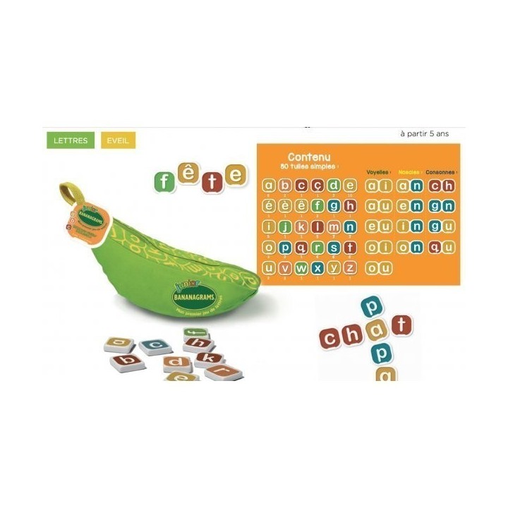 Jeux de société -  Bananagrams Junior