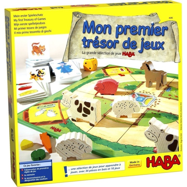 Jeux de société Mon premier trésor de jeux - La grande selection de jeux Haba