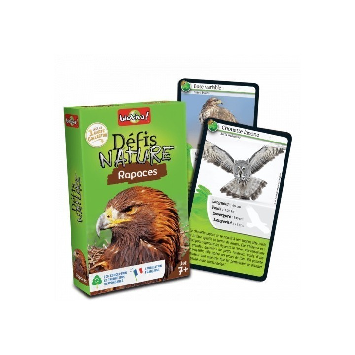 Jeux de société - Défis Nature - Rapaces // Collector