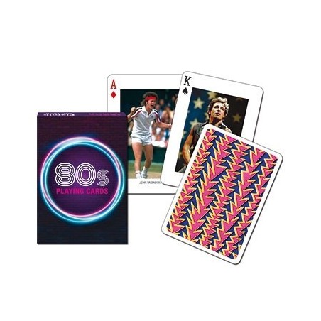 Jeux de société - Jeu 54 cartes illustrés 80s