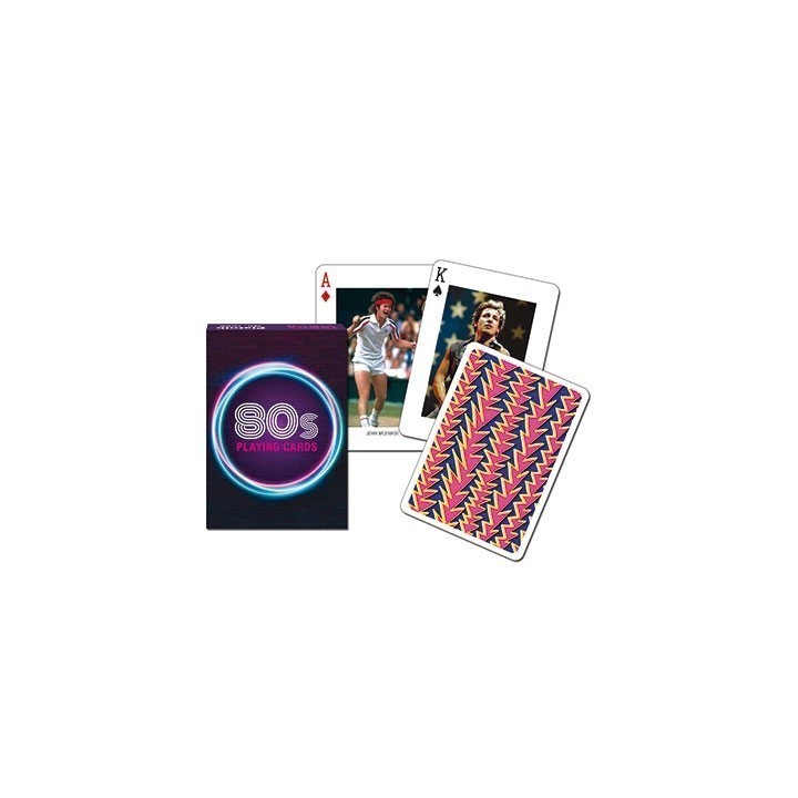 Jeux de société - Jeu 54 cartes illustrés 80s