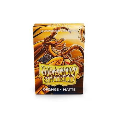 Protège-cartes Dragon Shield - 60 Japanese Sleeves Matte Orange - Kurang