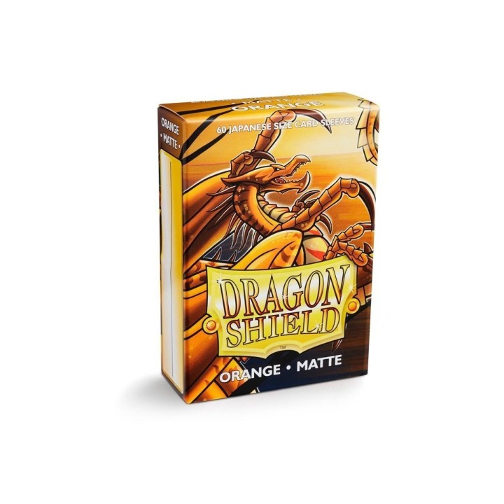 Protège-cartes Dragon Shield - 60 Japanese Sleeves Matte Orange - Kurang