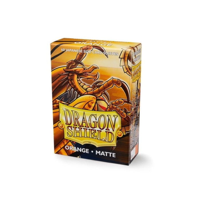 Protège-cartes Dragon Shield - 60 Japanese Sleeves Matte Orange - Kurang
