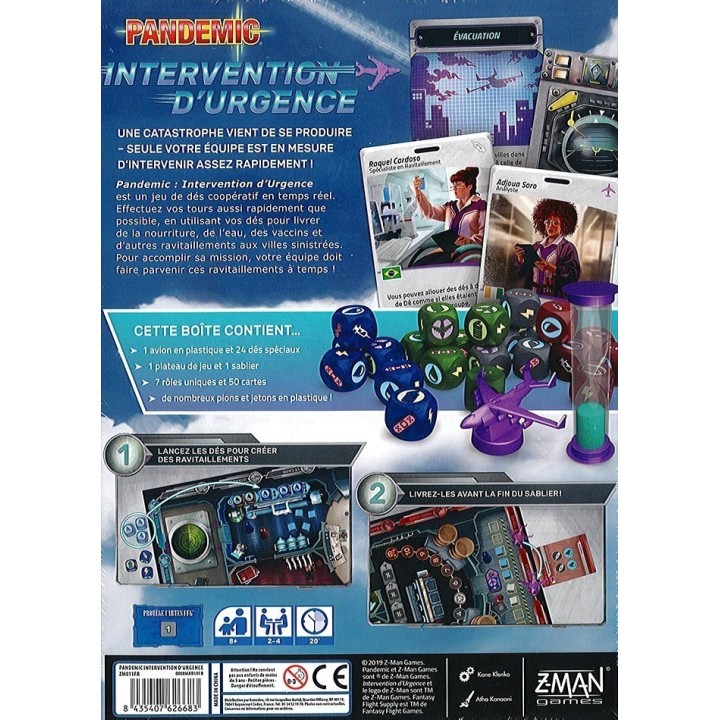 Jeux de société - Pandemic : Intervention d'Urgence