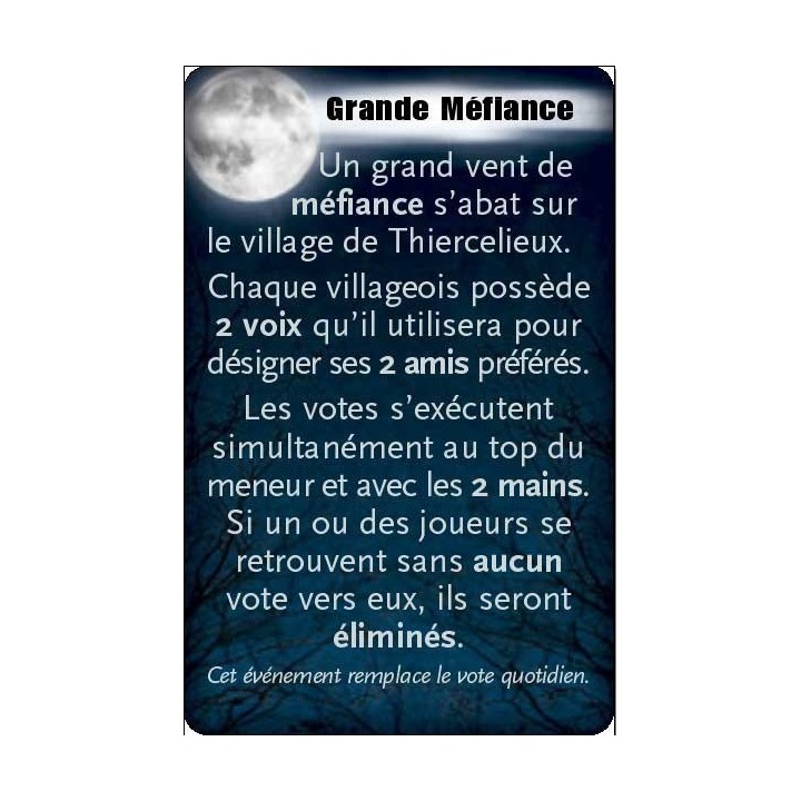 Jeux de société - Les Loups-Garous de Thiercelieux -Extension Nouvelle Lune