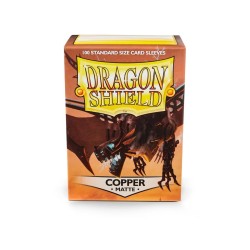 Protège-cartes Dragon Shield - 100 Standard Sleeves Matte Copper - Draco Primus