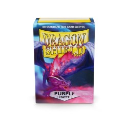 Protège-cartes Dragon Shield - 100 Standard Sleeves Matte Purple - Miasma