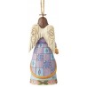 Figurine Jim Shore Suspension Ange avec la Sainte famille - Nativity Angel