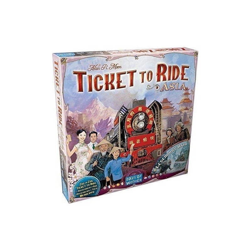 Jeux de société - Les Aventuriers du Rail Asia