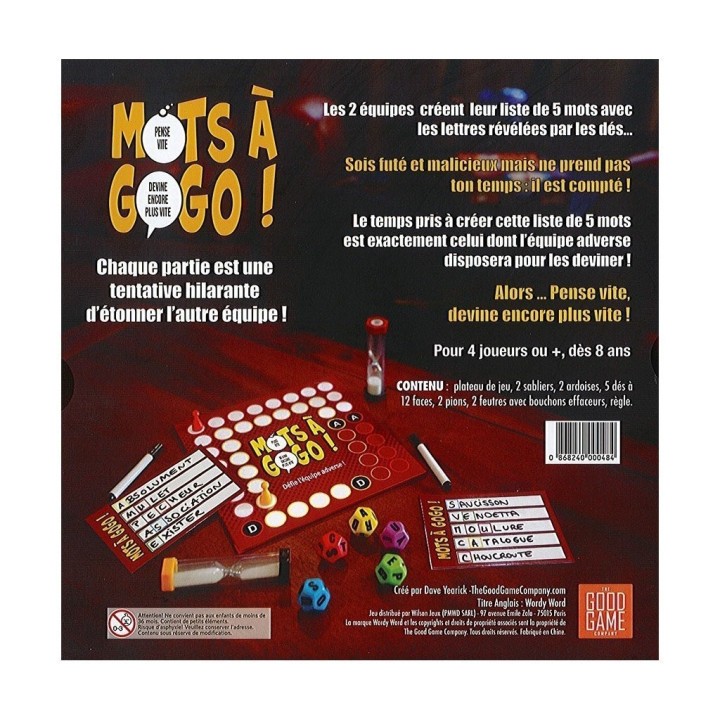 Jeux de société - Mots a Gogo