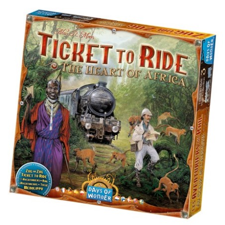 Jeux de société - Les Aventuriers du Rail - Extension : Au Coeur de l'Afrique