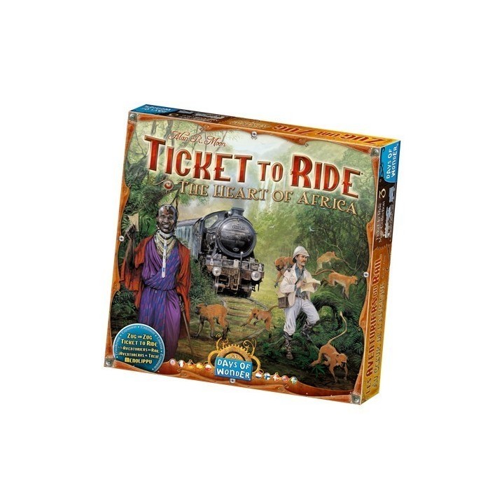 Jeux de société - Les Aventuriers du Rail - Extension : Au Coeur de l'Afrique