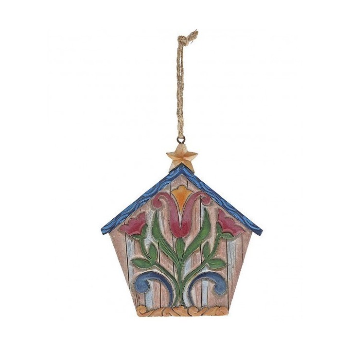 Figurine Jim Shore Suspension Noël Crèche - Holy Family Hanging Ornament