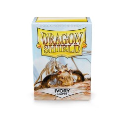 Protège-cartes Dragon Shield - 100 Standard Sleeves Matte Ivory - Ogier