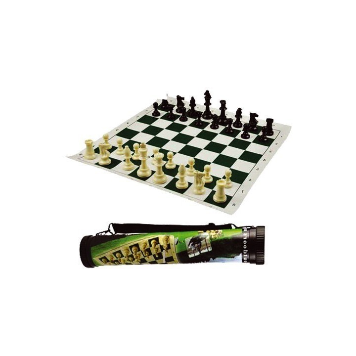 Jeu d'échec Voyage - Tube plastique