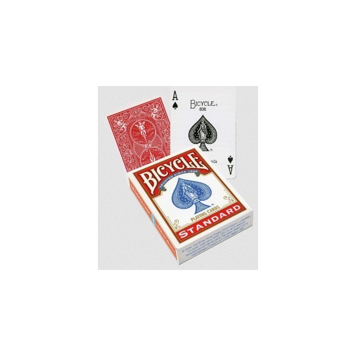 Bicycle - Standard jeu de 54 cartes dos rouge