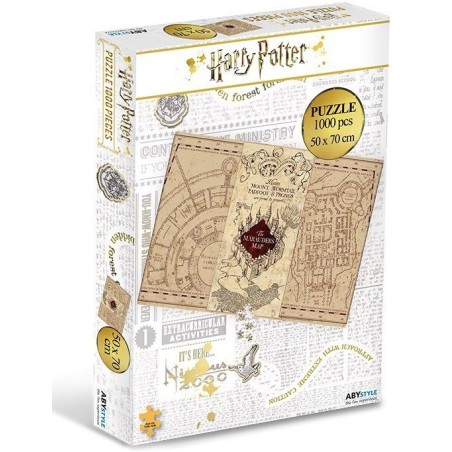 Puzzle : Harry Potter - Carte du Maraudeur