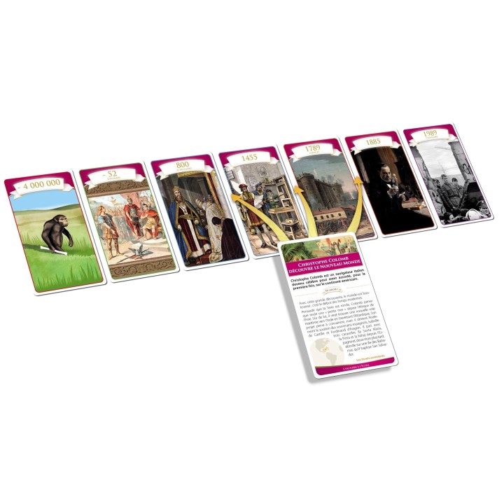 Jeux de société -  Chroni le jeu chronologique : L'Histoire à l'École