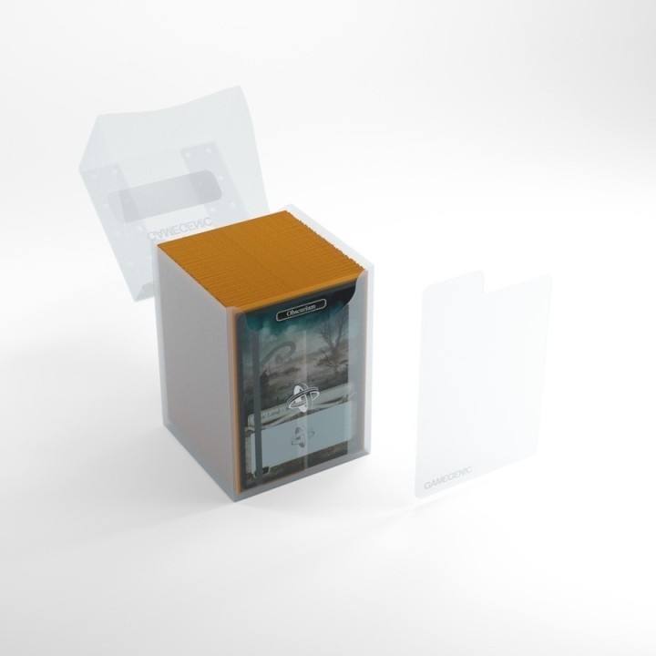Gamegenic Deck Box Boite de rangement case 80+ Standard - Transparent