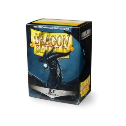 Protège-cartes Dragon Shield - 100 Standard Sleeves Matte Jet - Bodom