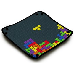 Piste de Dés Néoprene Dice Tray : Retro Tetris