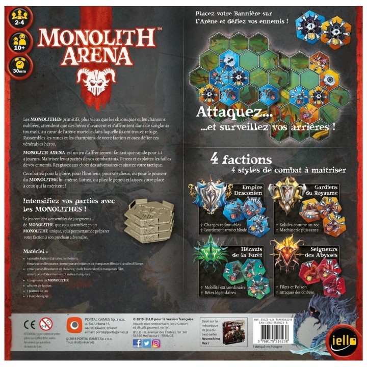 Jeux de société - Monolith Arena