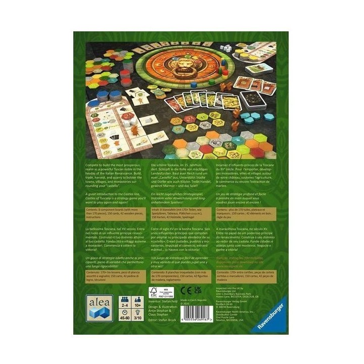 Jeux de société - Les Châteaux de Toscane